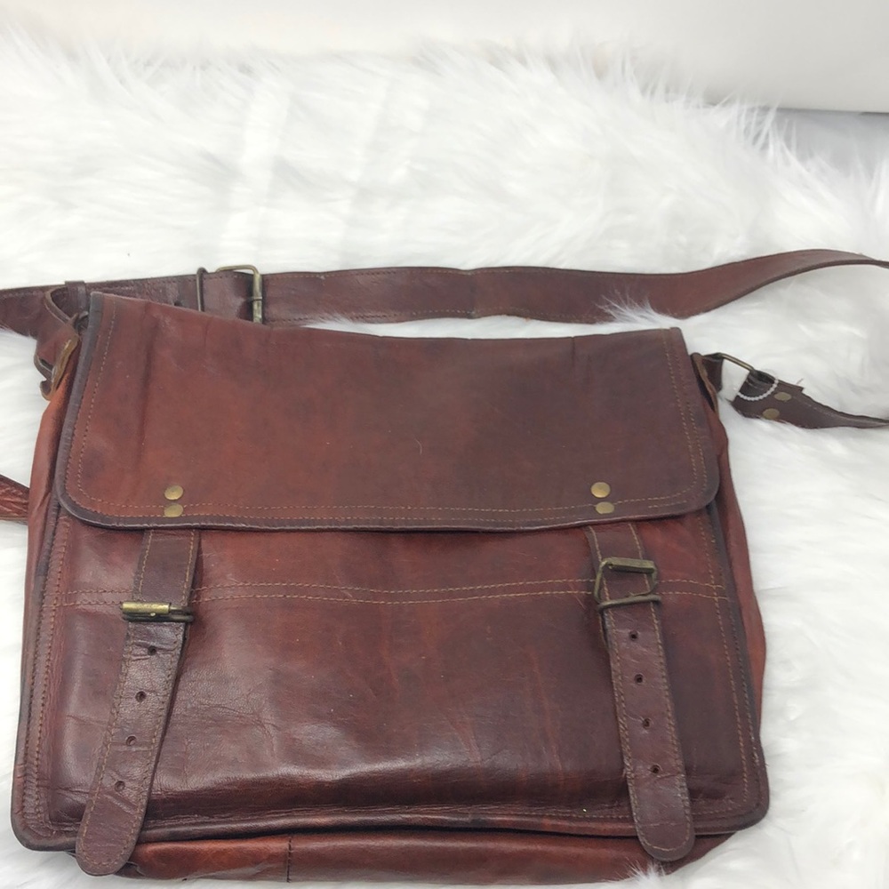 vintage Toni Men’s leather messenger bag